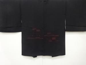 カットワーク　横段模様　絵羽織